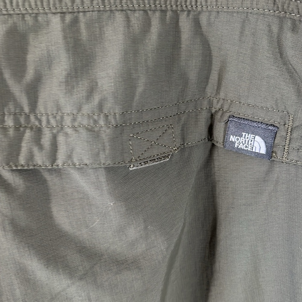 The North Face Nylon Cargo Shorts Olive Green Utility Hiking Outdoor - Picture 6 of 16